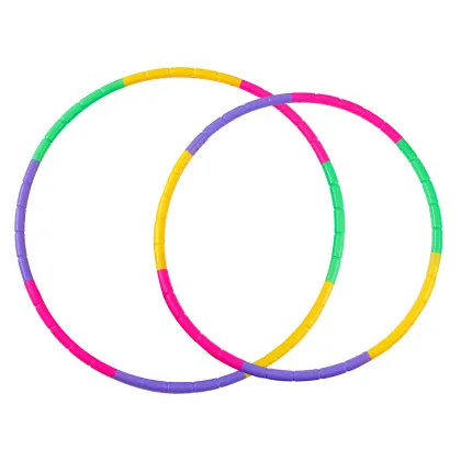 Camino Plastic Hula Hoops: Fun and Portable Kids' Fitness Equipment for Yoga, Weighted Exercises, and Sports Activities