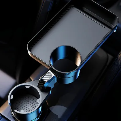 Adjustable Table Car Cup Holder Tray for Yeti 20/26/30 oz & CamelBak 32/40 oz Bottles - 3.4''-3.8'' Compatible