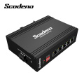 Scodeno hot selling IP40 Din-rail 10/100/1000 Mbps 5 RJ45 Ports Industrial Ethernet Switches