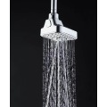 Chromed ABS Rainfall Self-Clean Bath Round Overhead Shower