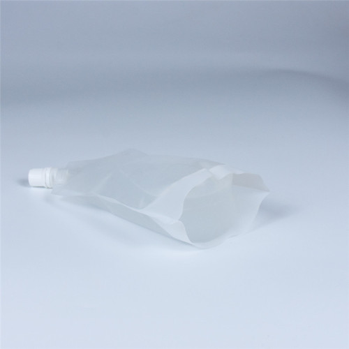 PCR Clear Disposable Bottle Shape Juice Pouch