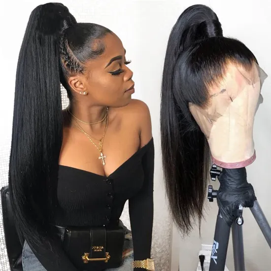 10A Raw HD Laces Front Wigs Vendors Wholesale Swiss Brazilian Human Hair Lace Front Wig 13x4 13x6 Virgin Lace Front Wigs