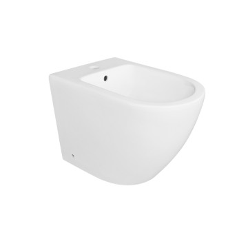 Ceramic Back to Wall Floor Mounted Bidet for Bathroom Comfort