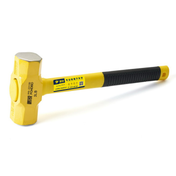 มือจับท่อเหล็กค้อน Octagon Handle Handle Wall Wall Breaking