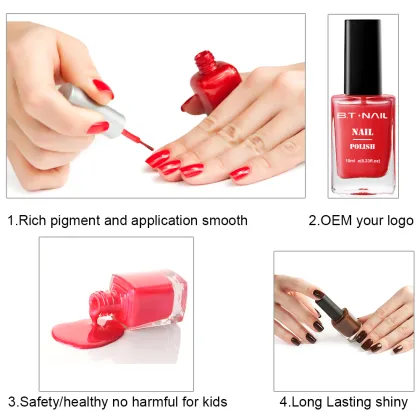 Free Sample Private Label Non-Toxic Organic Nail Polish