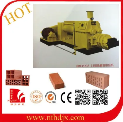 Ecological Mud Brick Press Machine Vacuum Extruder
