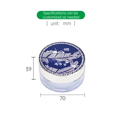 Clear Empty Cosmetics Containers for Loose Powder