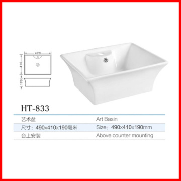 chaozhou stone countertop white wash hand basin sink sanitary wares