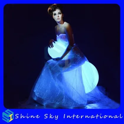 Alibaba China Hot Selling Led Costume Dance Wedding Dress