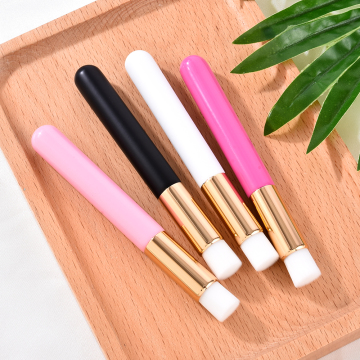 Professional Beauty Tools: Soft Eyelash Extensions, Brow, and Nose Cleaning Brushes with Lash Shampoo
