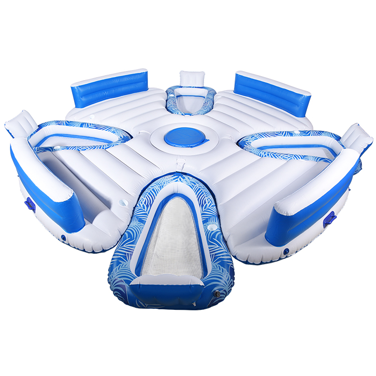 8 people Inflatable Lake Float Floating Island