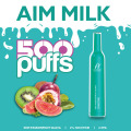 Heiße AIM -Milch 500puffs Einweghütte