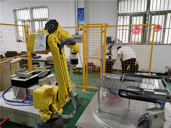 Sanding grinding machine robot