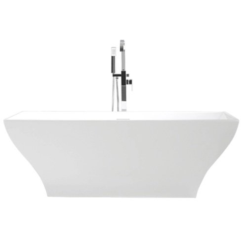 Soaking Tub 48 Inches Freestanding Acrylic Bathroom Bathtub