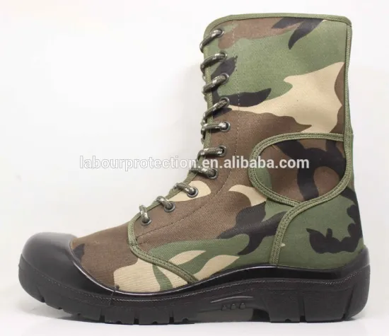 2016 New Design Hot Selling Camo Canvas Boots/ Military Boots HM17001
