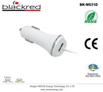 Blackred brand2015 OEM car charger,safety hammer car mobile charger,dual port USB car charger