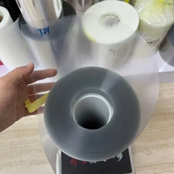 Transparent PET sheets with protective film