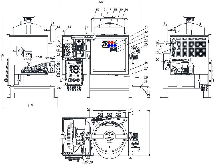 calstar solvent recycling machine CAD