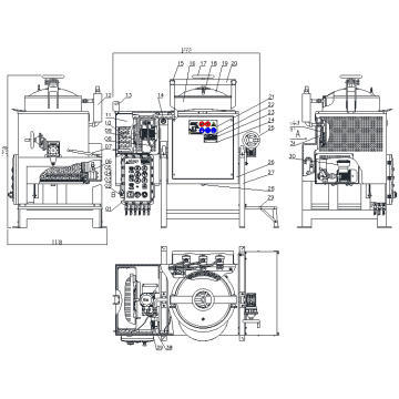 Centrifugal oil cleaning apparatus