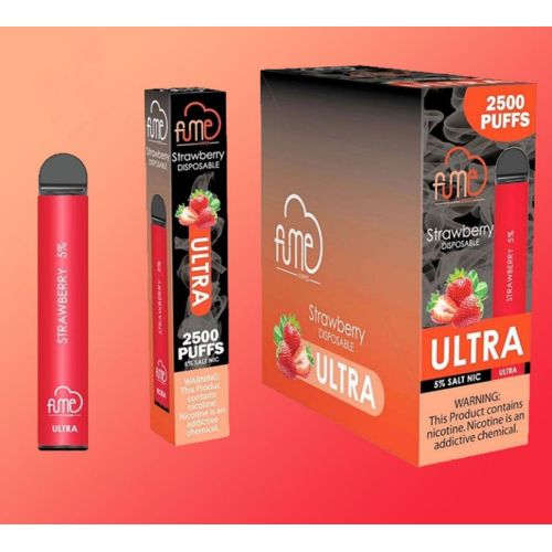 Fumée ultra jetable vape 2500 bouffées célèbre