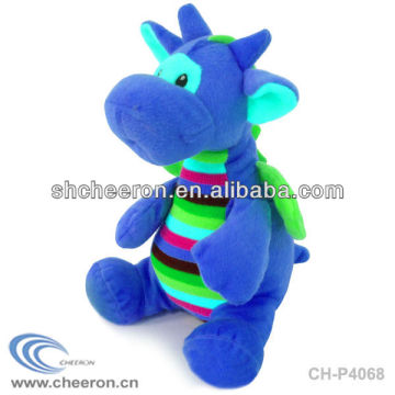 Popular baby gift plush toy blue dinosaur