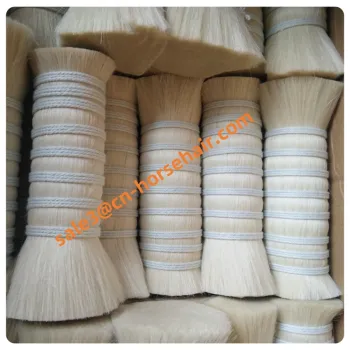 white goat hair