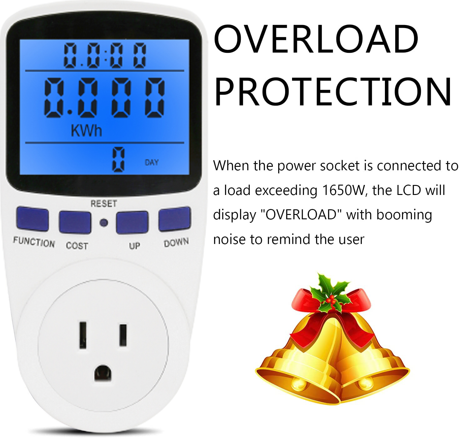 Overload protection socket to protect your power safety