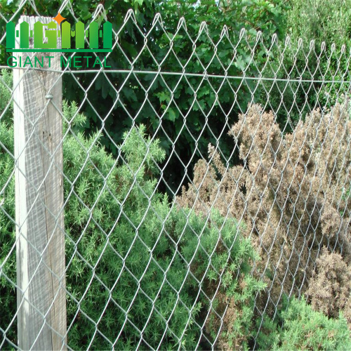 Woven Diamond 6ft Black Chain Link Fence