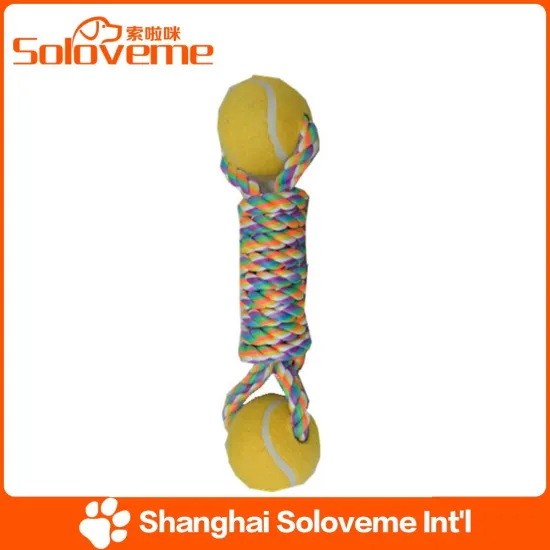 Hot Selling Pet Dog Rope and Ball Toys Dog Tennis Ball Toy Products
