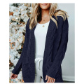 Womens Casual Long Sleeve Cable Sweater Women's Open Front Chunky Knit Cardigans Manufactory