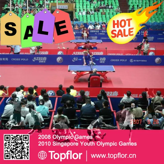 Table tennis competition venues flooring pvc sports flooring