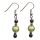 Hematite Earring With 925 Grass Silver Hook