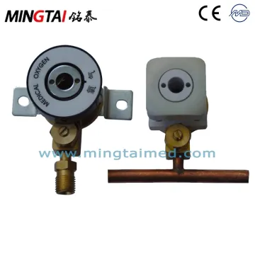 Hospital medical air supply connector