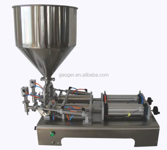50-500ml Semi Auto paste Filling machine two nozzles