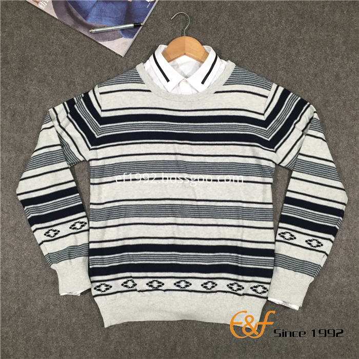 Hot Selling Fashion Strip Men Sweater