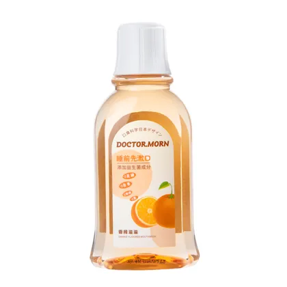 Wholesale Peach Orange Mint Mouthwash for Fresh Breath and Oral Hygiene
