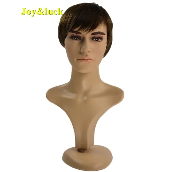Daily Hairstyle Dark Brown Color Man Party Wholesale Hair for Mens Straight Men Wigs Short Natural Wig Synthetic Hair Wigs