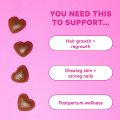 Postpartum Hair Loss Gummies Vitamins Biotin Hair Regrowth