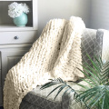 Chenille Chunky Knitted Blanket Weaving Blanket Mat Throw Chair Decor Warm Yarn Knitted Blanket Home Decor For Photography D30