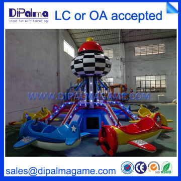 Funny indoor and outdoor amusement park ride machine/game equipment DP057 hydrulic aircraft/Amusement park riders game machines