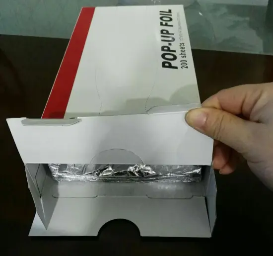 Heavy Duty Aluminum Foil Pop Up Sheets