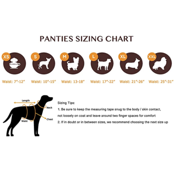 Pantie Sanitasi Anjing dengan Suspender