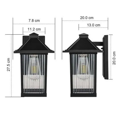 Retro Style Outdoor Wall Lamps for Modern Homes