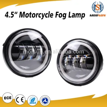 morsun 4.5 inch led fog light harley auxiliary fog lamp motorcycle fog light
