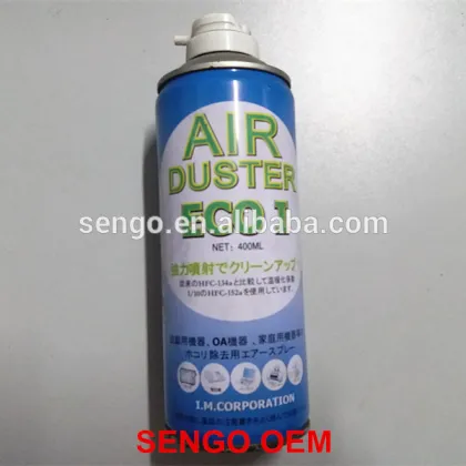Compressed dust-off air duster
