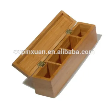 Bamboo Tea Bag Box new design Chinese gongfu tea box packaging