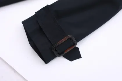 Black womens trench coat