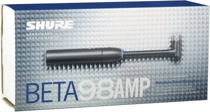 BETA98AMP Flexible Gooseneck Percussion Microphone for Toms and Snare Drums