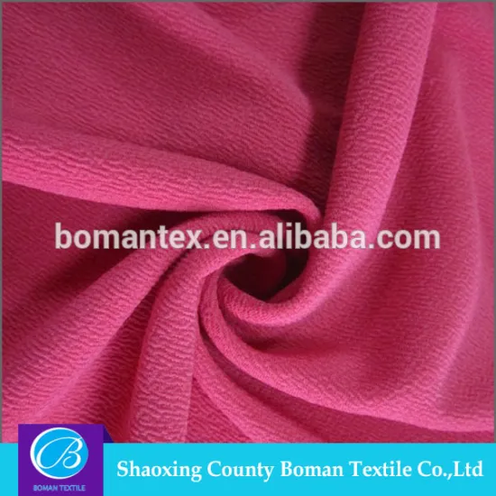 95% Polyester5%Spandex heavy weight 1 # moss crepe fabric