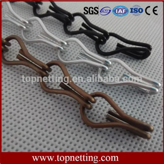 Anodizing Aluminum Chain Link Shower Curtain